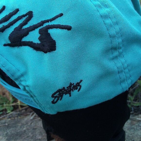 Vintage 90s Florida Marlins Two Tone Snap Back Hat - Picture 4 of 7